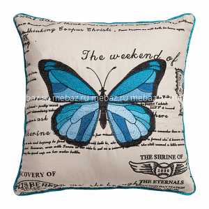 мебель Подушка с голубой бабочкой Arte
