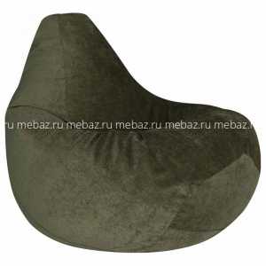 мебель Кресло-мешок Зеленый Микровельвет XL