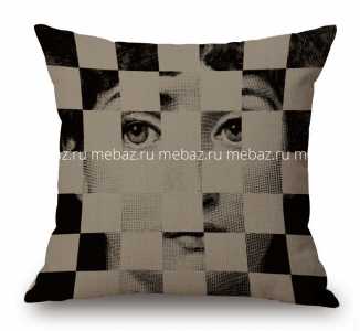 мебель Подушка с портретом Лины Пьеро Форназетти Checker