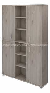 мебель Шкаф книжный Домино нельсон ПУ-40-5 MER_PU-40-5_N