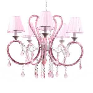 мебель Подвесная люстра Margo Розовая розовая