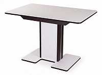 мебель Стол обеденный Румба ПР с камнем DOM_Rumba_PR_KM_04_VN_05_VN_BL_KM_04