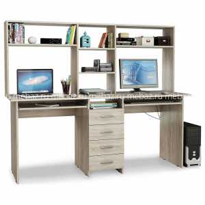 мебель Стол компьютерный Тандем-2П MAS_T2PN_DS