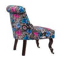 мебель Кресло Amelie French Country Chair с принотом Бабочки