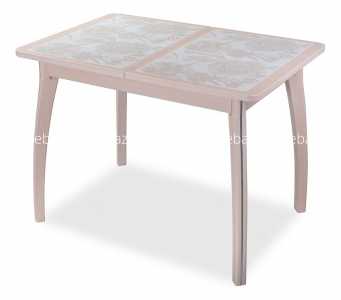 мебель Стол обеденный Каппа ПР с плиткой и мозаикой DOM_Kappa_PR_VP_MD_07_VP_MD_pl_32