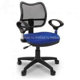 Кресло компьютерное Chairman 450 синий/черный