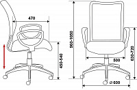 мебель Кресло компьютерное Бюрократ CH-599AXSN/32B/TW-11