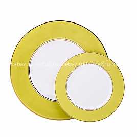Комплект тарелок Sunny Желтое