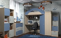 мебель Гарнитур для детской Модерн SLV_Modern_system_3