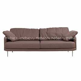 Диван Camber Sofa прямой серо-розовый