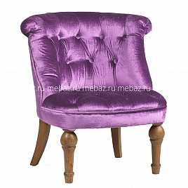 Кресло Sophie Tufted Slipper Chair лиловое
