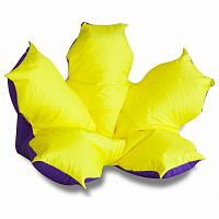 мебель Кресло-мешок Цветок желто-фиолетовый