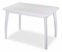 мебель Стол обеденный Румба ПР с камнем DOM_Rumba_PR_KM_04_BL_07_VP_BL