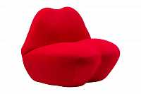 мебель Кресло Губы Heller Kiss Красный Кашемир