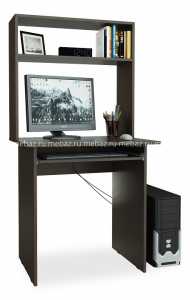 мебель Стол компьютерный Милан-2П с надставкой MAS_MST-SDM-2P-N-VE