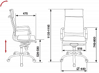 мебель Кресло для руководителя CH-993MB/IVORY