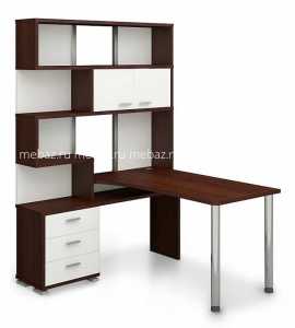 мебель Стол компьютерный Домино СР-420-130 MER_SR-420_130_VBEV-LEV