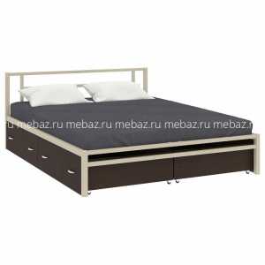 мебель Кровать двуспальная Титан FSN_4S-TI_4y_venge-1014 1600х2000