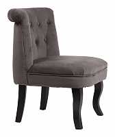 мебель Кресло Dawson велюр темно-серое