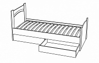 мебель Ящик для кровати Олимп