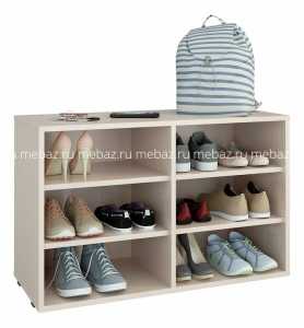 мебель Стеллаж для обуви Лана-2П (ПОЛ-2П) MAS_MST-POL-2P-R-16-DM