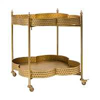мебель Сервировочный столик Clover золотой