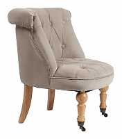 мебель Кресло Amelie French Country Chair серо-бежевое