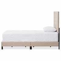 мебель Кровать Paris Linen Upholstered Beige 90х200