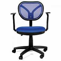 мебель Кресло компьютерное Chairman 450 синий/черный
