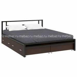 мебель Кровать двуспальная Титан FSN_4S-TI_4y_venge-8014 1600х2000