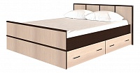 мебель Кровать полутораспальная Сакура 1400х2000