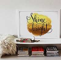 мебель Постер Shine А4
