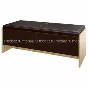 мебель Банкетка Ирма СТЛ.143.04 дуб сонома/шоколад глянец