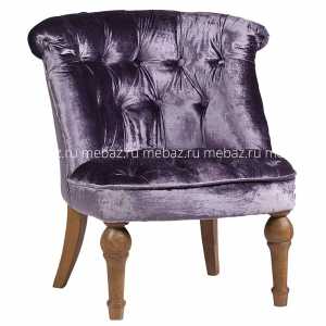 мебель Кресло Sophie Tufted Slipper Chair вельвет фиолетовое