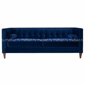 мебель Диван Jack трехместный прямой синий