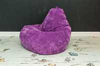 мебель Кресло-мешок Фиолетовый Микровельвет XL