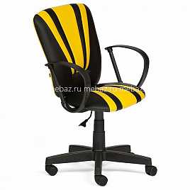 Кресло компьютерное Spectrum черный/желтый TET_spectrum_black_yellow