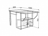 мебель Стол-трансформер KM-0003 MBS_KM-0003_2