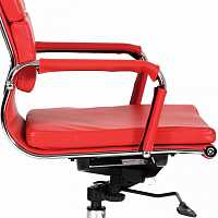 мебель Кресло компьютерное Chairman 750 красный/хром