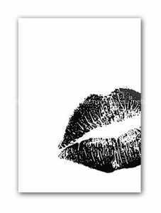 мебель Постер Kiss А4 (черный)