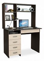 мебель Стол компьютерный Милан-1 с надставкой MAS_MST-SDM-01-N-VD