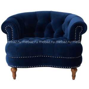 мебель Кресло La Rosa синее