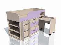 мебель Набор для детской Рико НМ 011.56 М SLV_NM_011_56_Rico_4