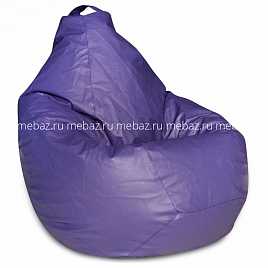 Кресло-мешок Фиолетовая ЭкоКожа XL
