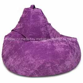 Кресло-мешок Фиолетовый Микровельвет XL
