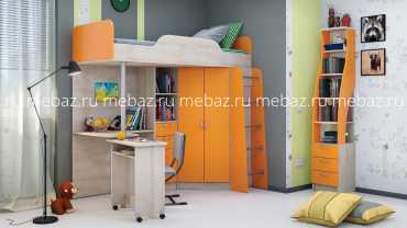 мебель Набор для детской Ника MOB_Nika_system_orange