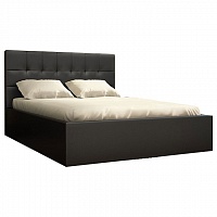 мебель Кровать двуспальная Находка ПМ Real black 01 1600х2000