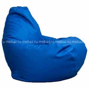 мебель Кресло-мешок Синяя ЭкоКожа XL