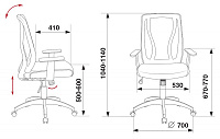 мебель Кресло компьютерное MC-411T/26-28