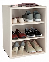мебель Стеллаж для обуви Лана-1П (ПОЛ-1П) MAS_MST-POL-1P-R-16-DM